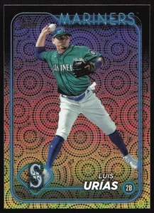 2024 Topps Luis Urias #674 4. Juli Holiday Foil Seattle Mariners - Bild 1 von 2