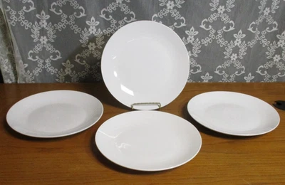 Set of 4 - Mainstays White Dinner Plates - 10-5/8" - Image 1 of 4