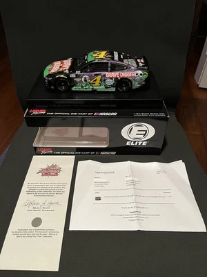 NASCAR 2021 Kevin Harvick #4 Grave Digger Elite firmado diecast escala 1:24 en caja Foto 1 de 4