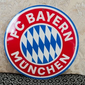 Bayern Munich Football-Themed Heavy Metal Sign – 11.8” (30 cm) - Picture 1 of 12