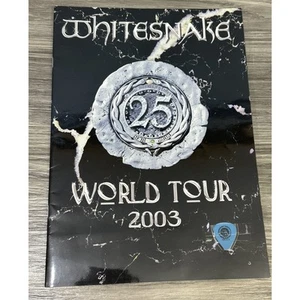 WHITESNAKE 2003 World Tour, Ticket Stub & Guitar Pick Tour Concert Program Book - Picture 1 of 9