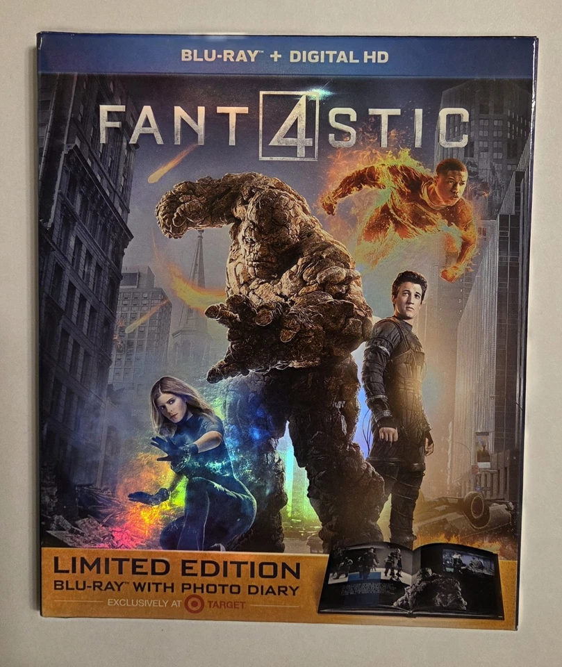 Fantastic 4 - Limited Edition W/ Photo Diary TARGET EXCLUSIVE BLU-RAY (2015) - Image 1 of 1