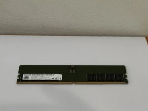 Micron 32GB 2Rx8 PC5-38400 UDIMM DDR5-4800 288-Pin Non-ECC Desktop Memory RAM - Picture 1 of 2