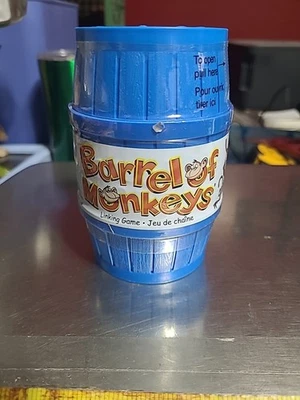 Barrel of Monkeys Milton Bradley #4056 Sealed Brand New Blue - Image 1 of 4