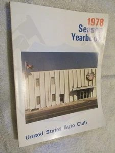Anuario de colección 1978 United States Auto Club USAC Sprint Stock Indy Car Racing - Imagen 1 de 5