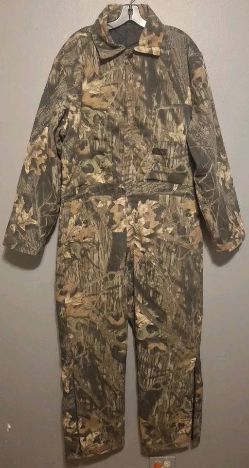 VTG Liberty Rugged Gear Insulated Coveralls Mossy Oak Breakup Camo XL Regular  - Image 1 of 4
