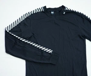 Helly Hansen LIFA Crew Stripe Base Layer mens Long Sleeve top size S Small 28750 - Picture 1 of 9