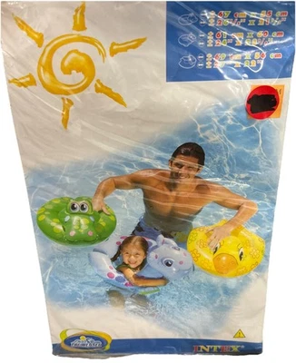 Inflatable Intex Wet Set Animal Split Ring Set from 2007 Duck Hippo Alligator - Image 1 of 3