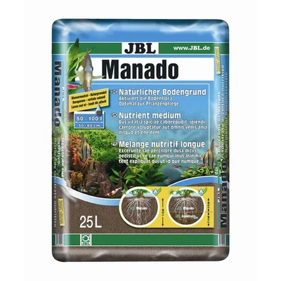 JBL Manado 25 Liter - Substrat Naturbodengrund Bodengrund Aquarium Boden Kies - Bild 1 von 2