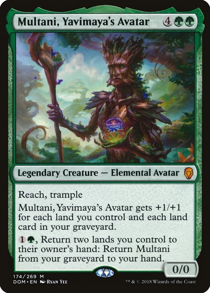 Multani, Yavimaya's Avatar 174 LP Normal Dominaria MTG EN - Image 1 of 1