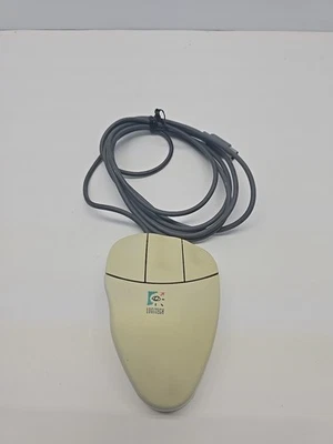 Vintage Logitech Mouseman Serial-MousePort M-CQ38 Mechanical Ball Mouse - Image 1 of 3