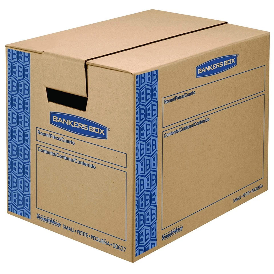 Bankers Box SmoothMove Prime Moving Boxes Reusable, Small - Image 1 of 1