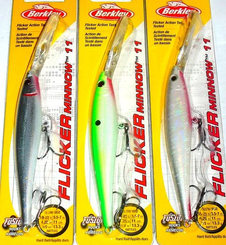 Berkley #11 Flicker Minnow Crankbaits (Lot of 3-Baits-FM11-3-3) | eBay