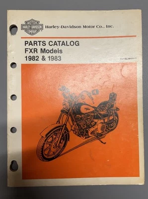 Harley-Davidson FXR Models 1982 & 1983 Parts Catalog # 99439-83 - Image 1 of 3