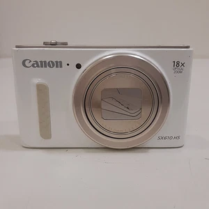 Canon Powershot SX610 HS White Digital Camera English Language From Japan Used - Picture 1 of 6