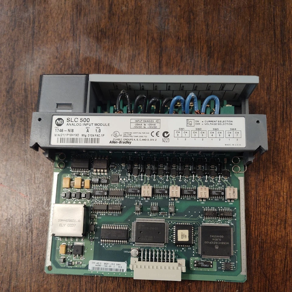 Allen-Bradley AB 1746-NI8 SER A, SLC 500, Analog Input Module - Image 1 of 3