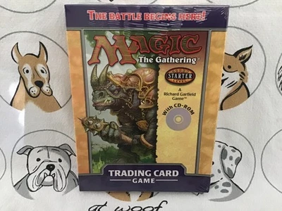 2000 Magic The Gathering 2-Players Starter Deck Set With CD-ROM - NEW SEALED - Image 1 of 4