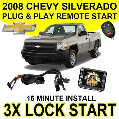 Chevy Silverado 2008 sistema de arranque remoto Plug & Play Chevrolet GM GMC FLRSGM10 Foto 1 de 3