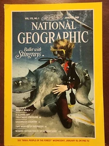 National Geographic Magazine January 1989 - Foto 1 di 3