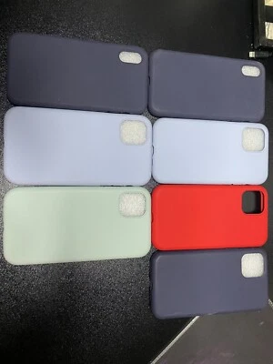 Fundas de silicona Miracase para iPhone 11, 11pro Max, X, silicona Foto 1 de 2