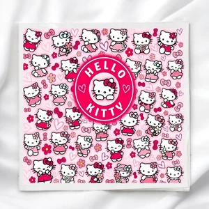 Panel de tela Hello Kitty para acolchado artesanía costura edredón bloque HK5 - Imagen 1 de 2