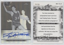2012-13 Leaf Metal Holo /50 Clyde Lovellette #BA-CL2 Auto HOF