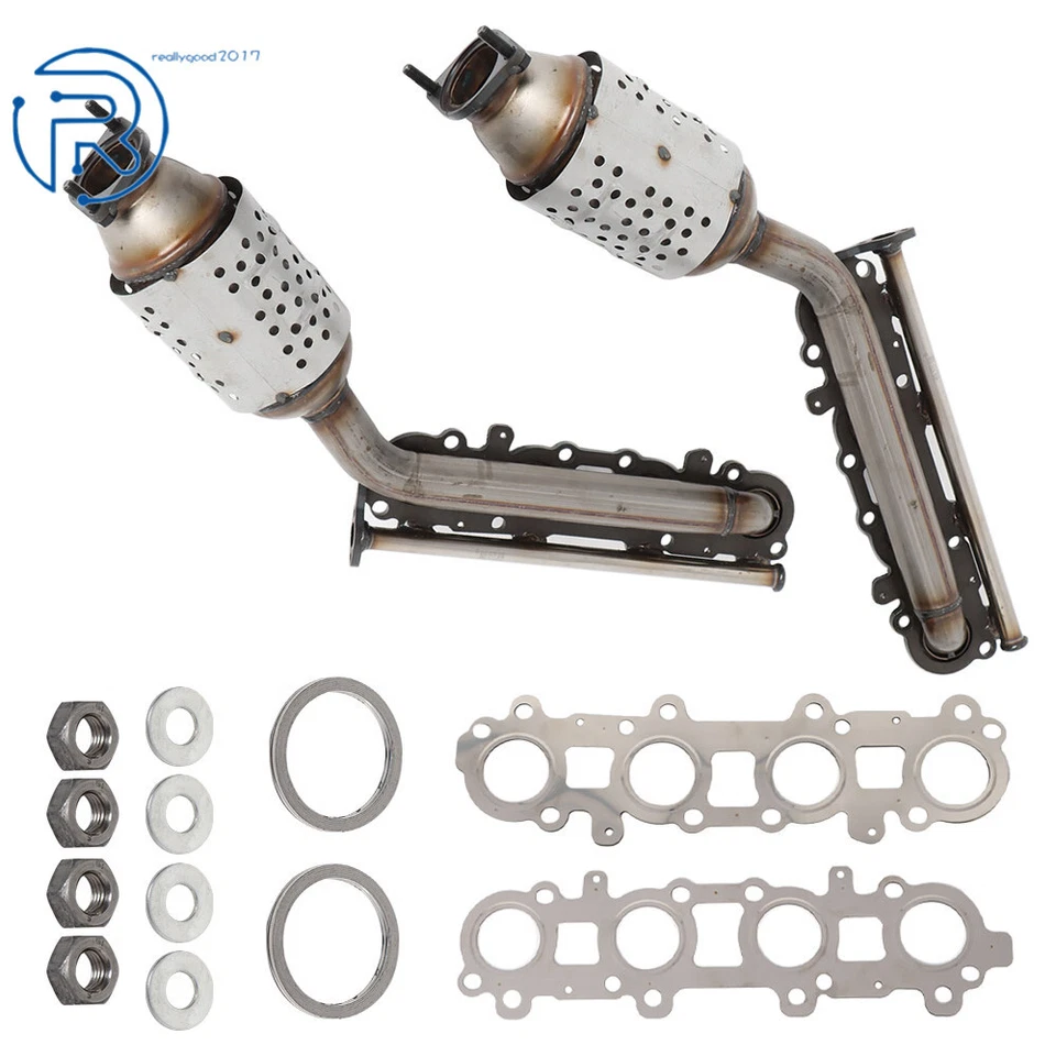 LH+RH Catalytic Converter For 2005-2008 2009 Toyota 4Runner Lexus GX470 4.7L V8 - Imagem 1 de 4