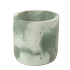 Smith And Goat Cylinder Concrete Pot Medium Khaki Mint