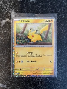 Pikachu 2025 McDonalds Happy Meal Holo Pokémon Drache Entdeckung Karte 002/015 - Bild 1 von 2
