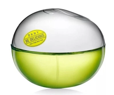 DKNY Donna Karan Be Delicious 100% 纯纽约淡香精 3.4 盎司 100 毫升海 — 第 1/4 张图片