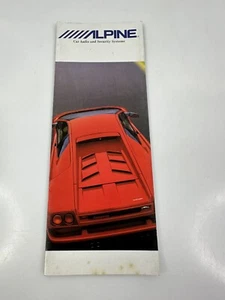 Rare Vintage 1993-94 Alpine Car Audio Consumer Catalog Brochure USA - Picture 1 of 3