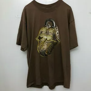ROLLING STONES No Security N. American Tour 1999 Vintage Tee Shirt XL Pre Owned - Picture 1 of 7
