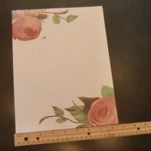 Cancelleria vintage 27pz 8,5x11 Brenda Walton coccinella fiori pois 1 lato - Foto 1 di 4
