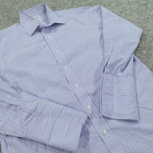 Brooks Brothers Oberhemd Herren 16 33 Slim Fit französische Manschette bügelfrei gestreift - Bild 1 von 9