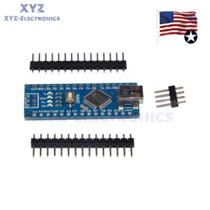 Nano V3.0 16M ATmega328P 5V Micro-Controller CH340G Board USB For Arduino US - Picture 1 of 35