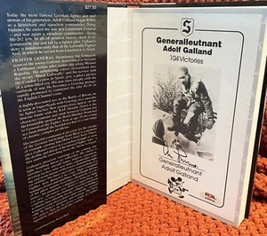 ADOLF GALLAND SIGNED FIGHTER GENERAL BOOK SIGNATURE EDITION PSA DNA - Picture 1 of 2