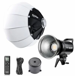 Godox SL60W Kit + CS-85D Lantern Softbox 5600K Studio LED Video Light for Video - Picture 1 of 8
