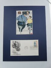 Police - Rockwell's The Runaway & First Day Cover of the Law and Order stamp