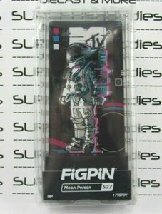 FiGPiN 3" Enamel Collectible Pin 2021 MTV MOON PERSON MAN w/Case Common #522 - Picture 1 of 6