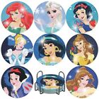  8 Pcs Princess Diamond Painting Coasters with Holder, DIY Coasters Cartoon 