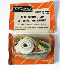 TELEMATIC CR-284 SPARK GAP CRT SOCKET REPLACEMENT - Picture 1 of 4