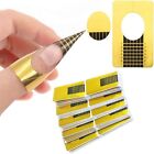 200/500x Professional Gold Nail Forms Easy to Use Nail Forms Builder  Women