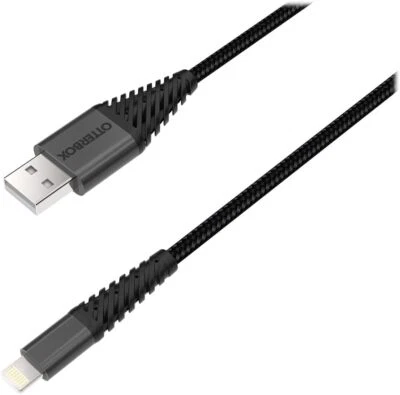 Otterbox 3M Connector To USB Cable 2.4 AMP High Speed Charge Black - Image 1 of 4