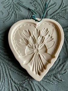 Vintage Brown Bag Cookie Art Mold Tulip Heart 1989 - Picture 1 of 2