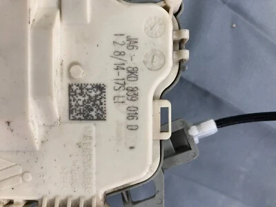 2014 AUDI Q5 PASSENGER REAR EXTERIOR DOOR HANDLE W/ BRACKET OEM BLACK  - Изображение 1 из 4