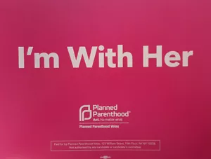 Cartel de la Convención I'm With Her Hillary Clinton 2016 - Imagen 1 de 3