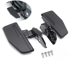 Black Omni Driver Floorboards Foot Pegs For 2018-2021 Honda Gold Wing GL1800 - Bild 1 von 7