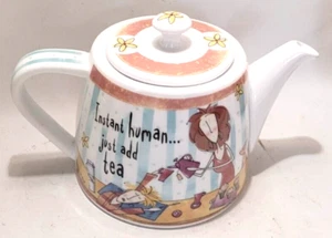 Johnson Brothers Born to shop tea pot instant human just add tea - Picture 1 of 2