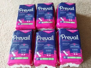 Prevail Daily Liners - 26 Count - Lot of 6 - Picture 1 of 1