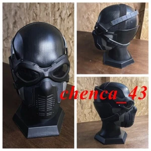 Captain America 3 Winter Soldier Buck Mask & Glasses Soft Halloween Cosplay Gift - Picture 1 of 8